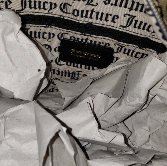 Juicy Couture Large Monogram Black/Tan Backpack NWT - Picture 10 of 10